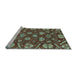 Sideview of Machine Washable Abstract Light Blue Modern Rug, wshabs3799lblu