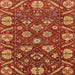 Square Abstract Red Modern Rug, abs3799