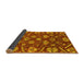 Sideview of Abstract Yellow Modern Rug, abs3799yw