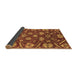 Sideview of Abstract Brown Modern Rug, abs3799brn