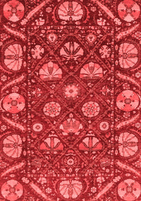 Abstract Red Modern Rug, abs3799red