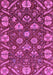 Machine Washable Abstract Purple Modern Area Rugs, wshabs3799pur