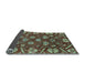 Sideview of Abstract Light Blue Modern Rug, abs3799lblu