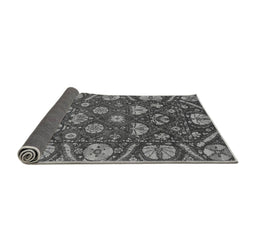 Sideview of Abstract Gray Modern Rug, abs3799gry