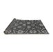 Sideview of Abstract Gray Modern Rug, abs3799gry