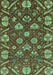 Machine Washable Abstract Turquoise Modern Area Rugs, wshabs3799turq