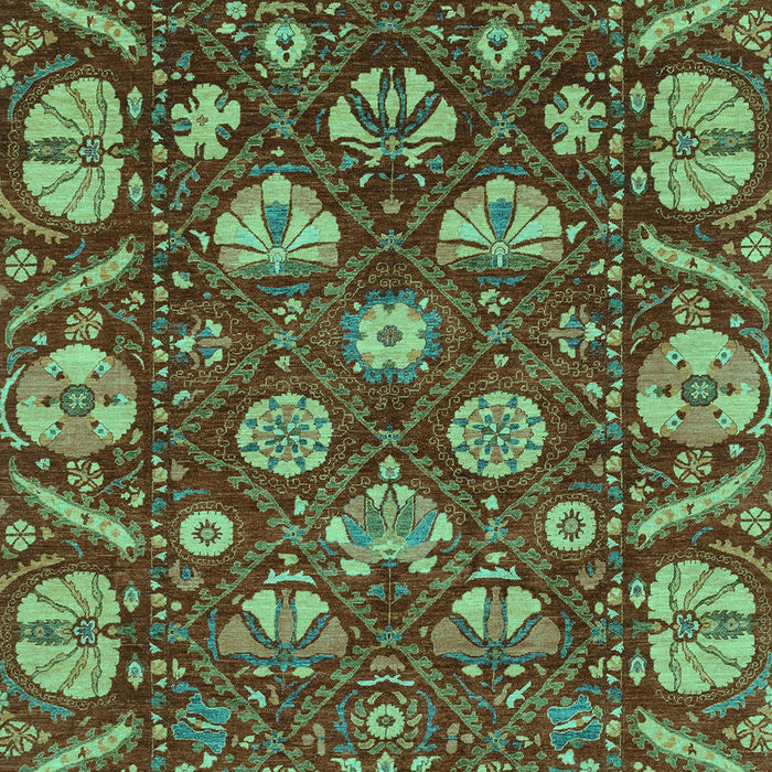 Abstract Turquoise Modern Rug, abs3799turq