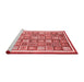 Modern Red Washable Rugs