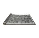 Sideview of Abstract Gray Modern Rug, abs379gry