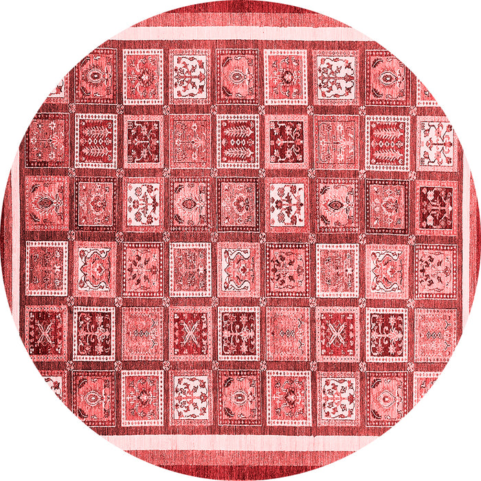 Machine Washable Abstract Red Modern Rug, wshabs379red