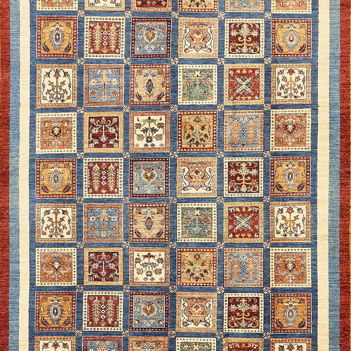 Machine Washable Abstract Chestnut Brown Rug, wshabs379