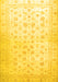 Oriental Yellow Traditional Rug, abs37yw