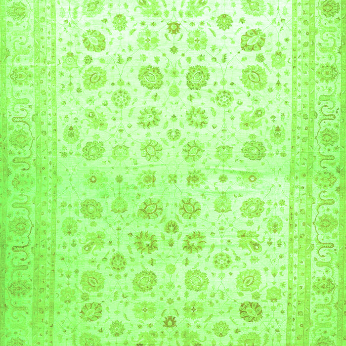 Oriental Green Traditional Rug, abs37grn