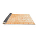 Sideview of Oriental Orange Traditional Rug, abs37org