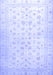 Machine Washable Oriental Blue Traditional Rug, wshabs37blu