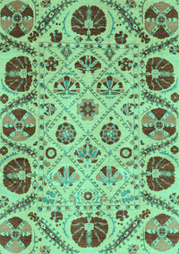 Abstract Turquoise Modern Rug, abs3800turq