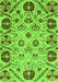 Abstract Green Modern Rug, abs3800grn