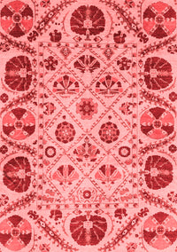 Abstract Red Modern Rug, abs3800red