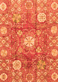 Abstract Orange Modern Rug, abs3801org