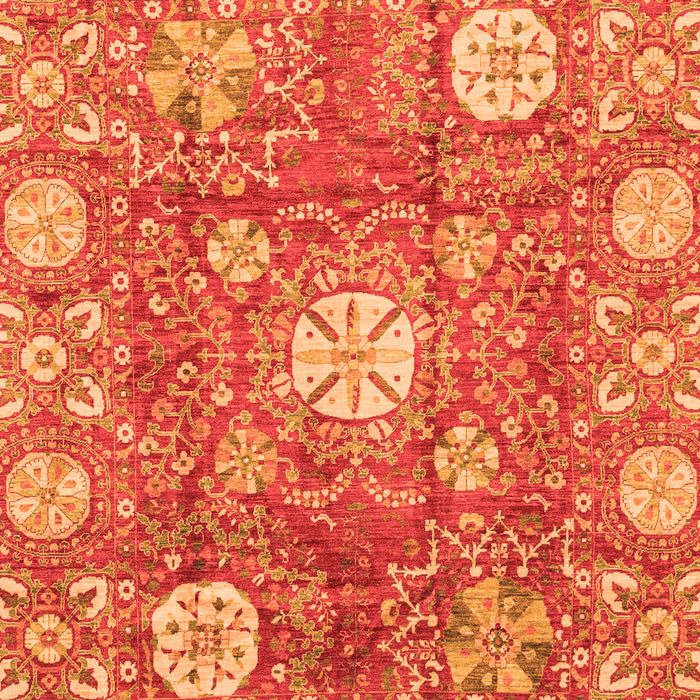 Abstract Orange Modern Rug, abs3801org