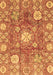 Abstract Brown Modern Rug, abs3801brn