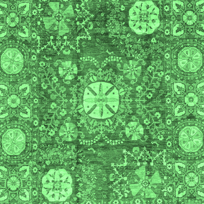 Abstract Emerald Green Modern Rug, abs3801emgrn