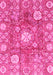 Abstract Pink Modern Rug, abs3801pnk