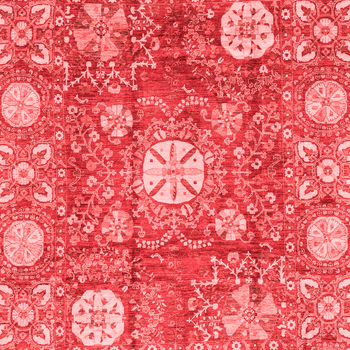 Machine Washable Abstract Red Modern Rug, wshabs3801red