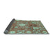 Sideview of Abstract Light Blue Modern Rug, abs3801lblu