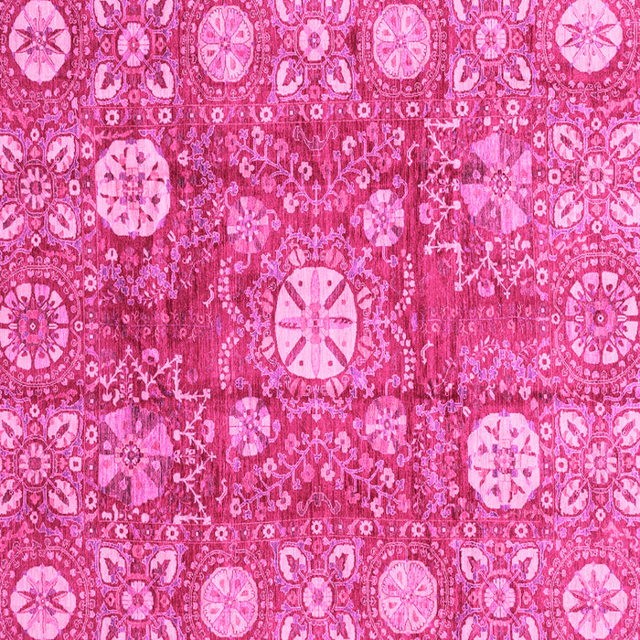 Square Machine Washable Abstract Pink Modern Rug, wshabs3801pnk