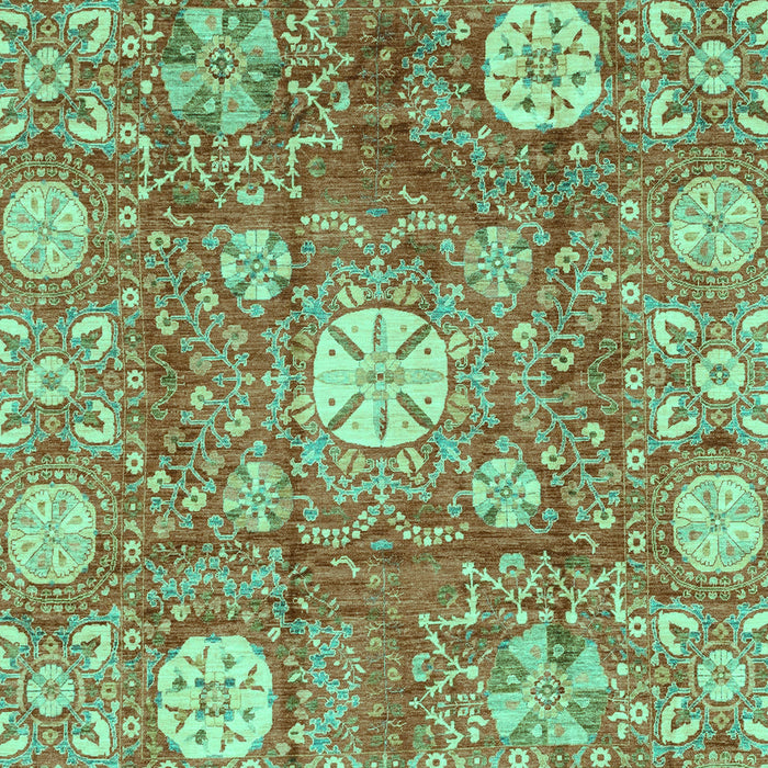 Abstract Turquoise Modern Rug, abs3801turq