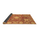 Sideview of Abstract Brown Modern Rug, abs3801brn