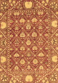 Abstract Brown Modern Rug, abs3802brn