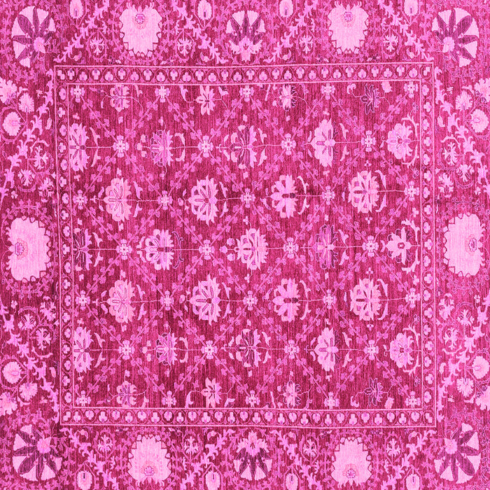 Square Abstract Pink Modern Rug, abs3802pnk