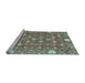 Sideview of Machine Washable Abstract Light Blue Modern Rug, wshabs3802lblu