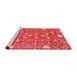 Modern Red Washable Rugs