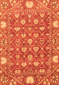 Abstract Orange Modern Rug, abs3802org