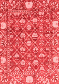 Abstract Red Modern Rug, abs3802red