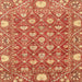 Square Abstract Brown Sand Brown Modern Rug, abs3802