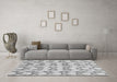 Machine Washable Abstract Gray Modern Rug in a Living Room,, wshabs3803gry