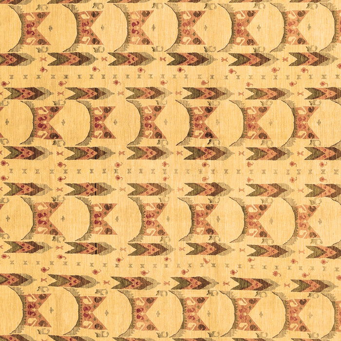 Square Abstract Brown Modern Rug, abs3803brn