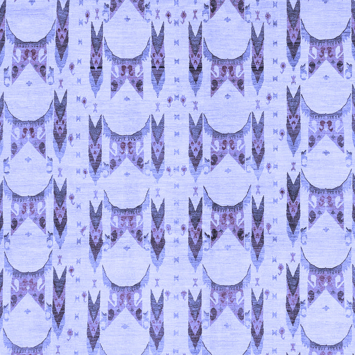 Abstract Blue Modern Rug, abs3803blu