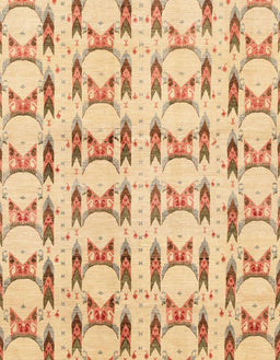 Abstract Orange Modern Rug, abs3803