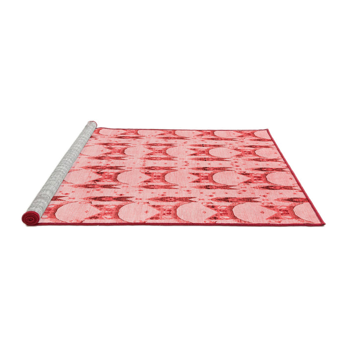 Modern Red Washable Rugs