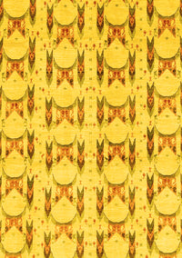 Abstract Yellow Modern Rug, abs3803yw