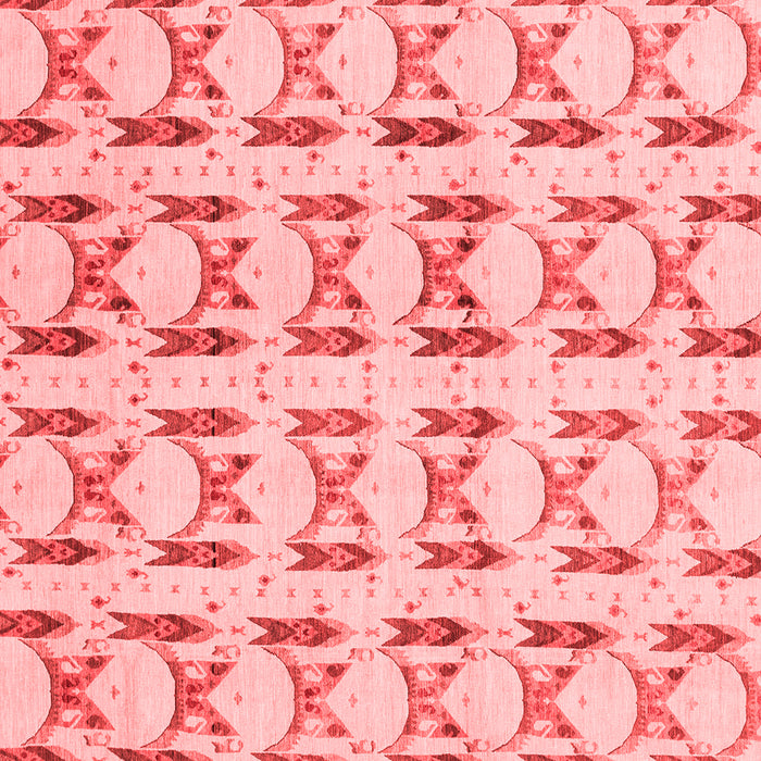 Machine Washable Abstract Red Modern Rug, wshabs3803red