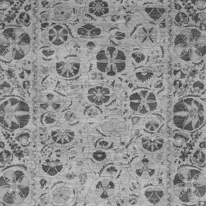 Machine Washable Oriental Gray Traditional Rug, wshabs3804gry