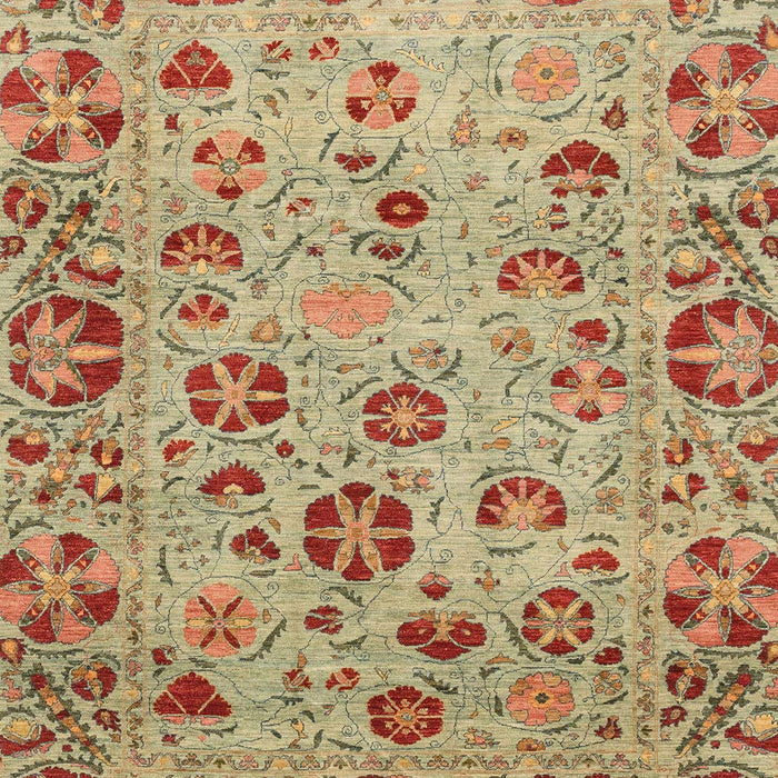 Machine Washable Abstract Red Rug, wshabs3804