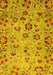 Oriental Yellow Traditional Rug, abs3804yw