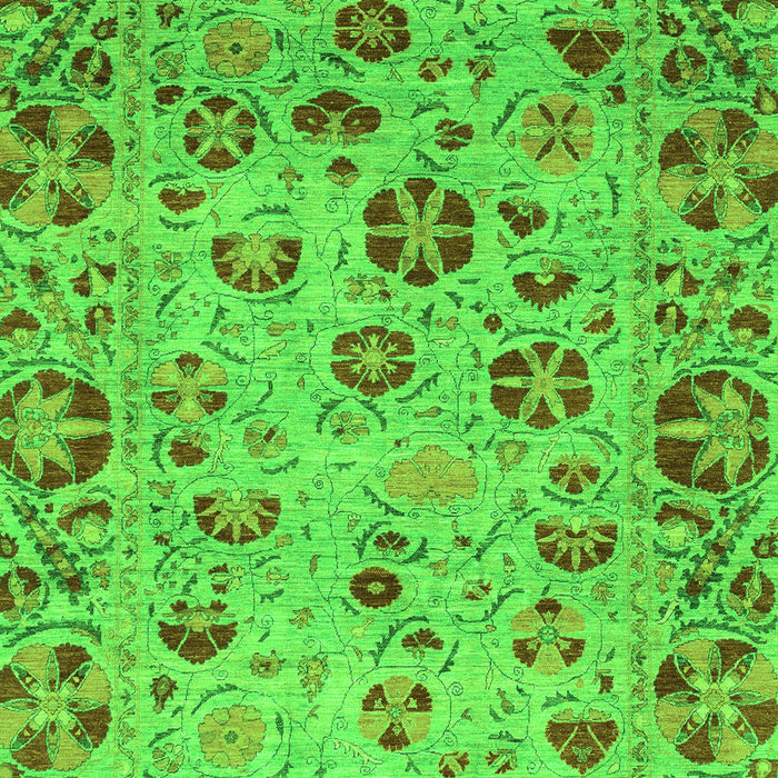 Oriental Green Traditional Rug, abs3804grn